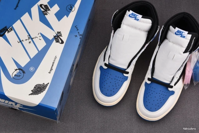Reps TBK and Air White Jordan 1 Blue Scott Travis DH3227-105 0805